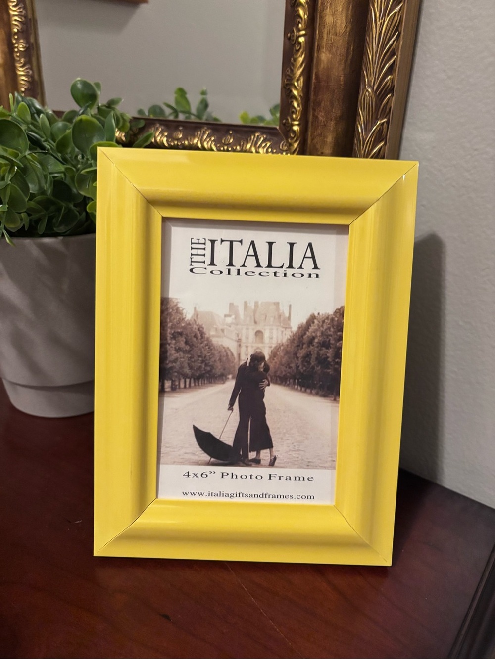 Yellow 4x6 Photo Frame by Italia Collection